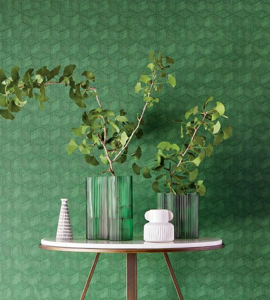 Milano Square Wallpaper - Navy - Thibaut - T10422 - Premier Wallcovering