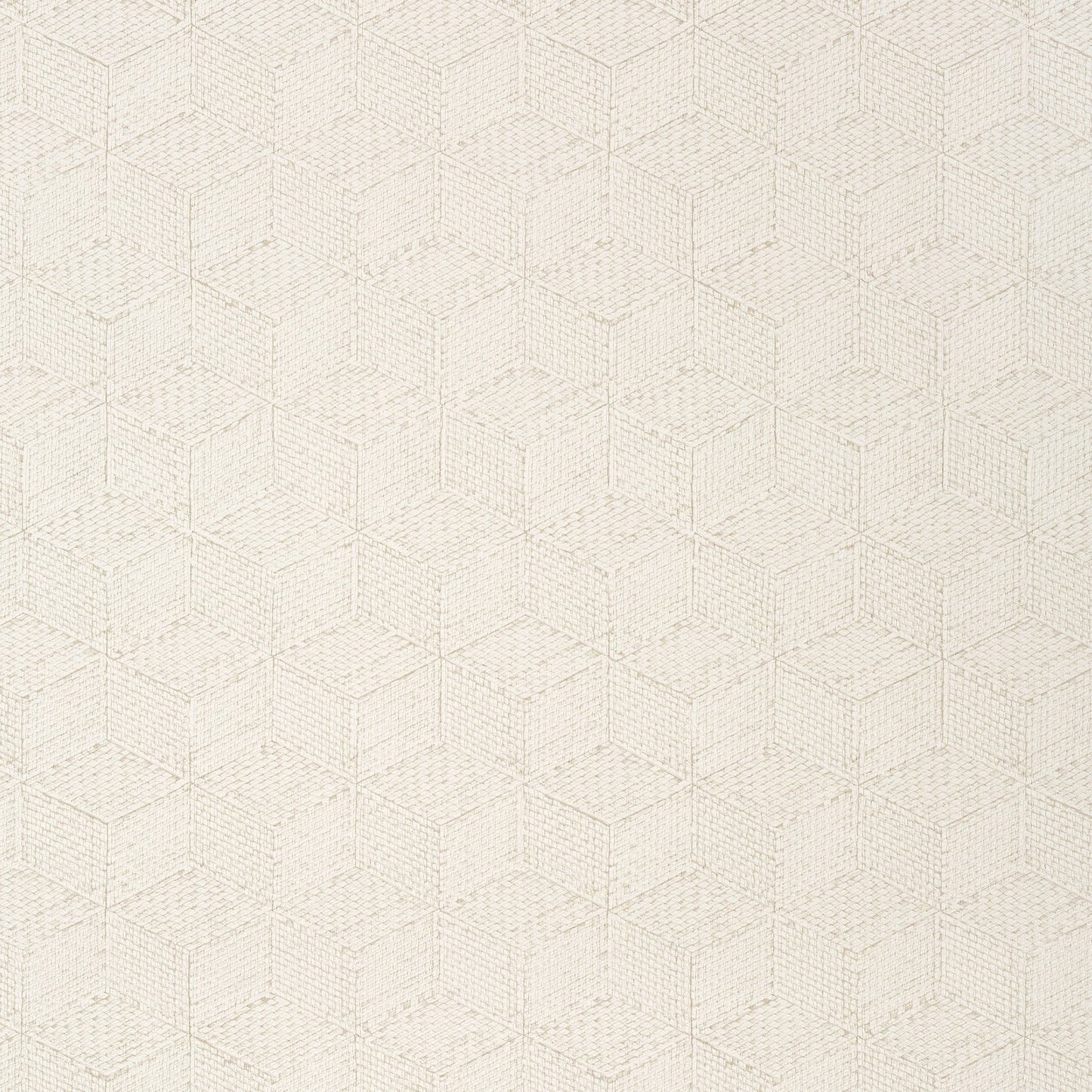 Milano Square Wallpaper - Off White - Thibaut - T10416 - Premier Wallcovering