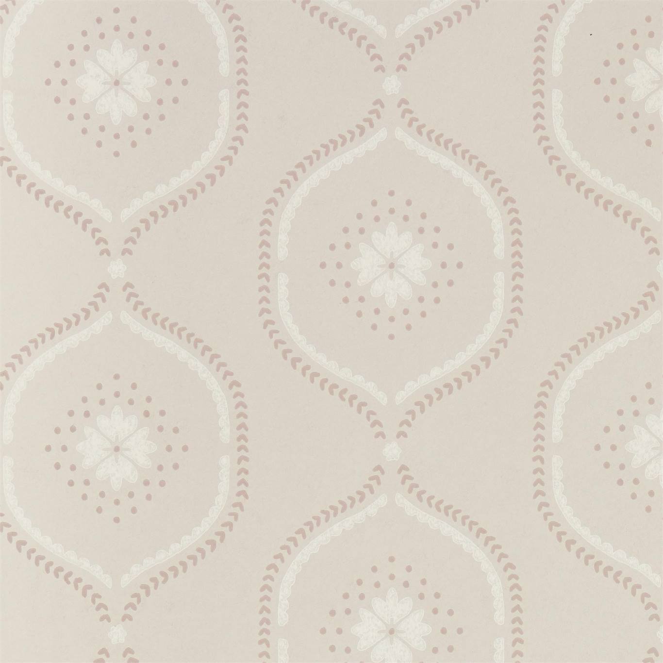 Milcombe Wallpaper - Powder Pink - Sanderson - DLMW216881 - Premier Wallcovering