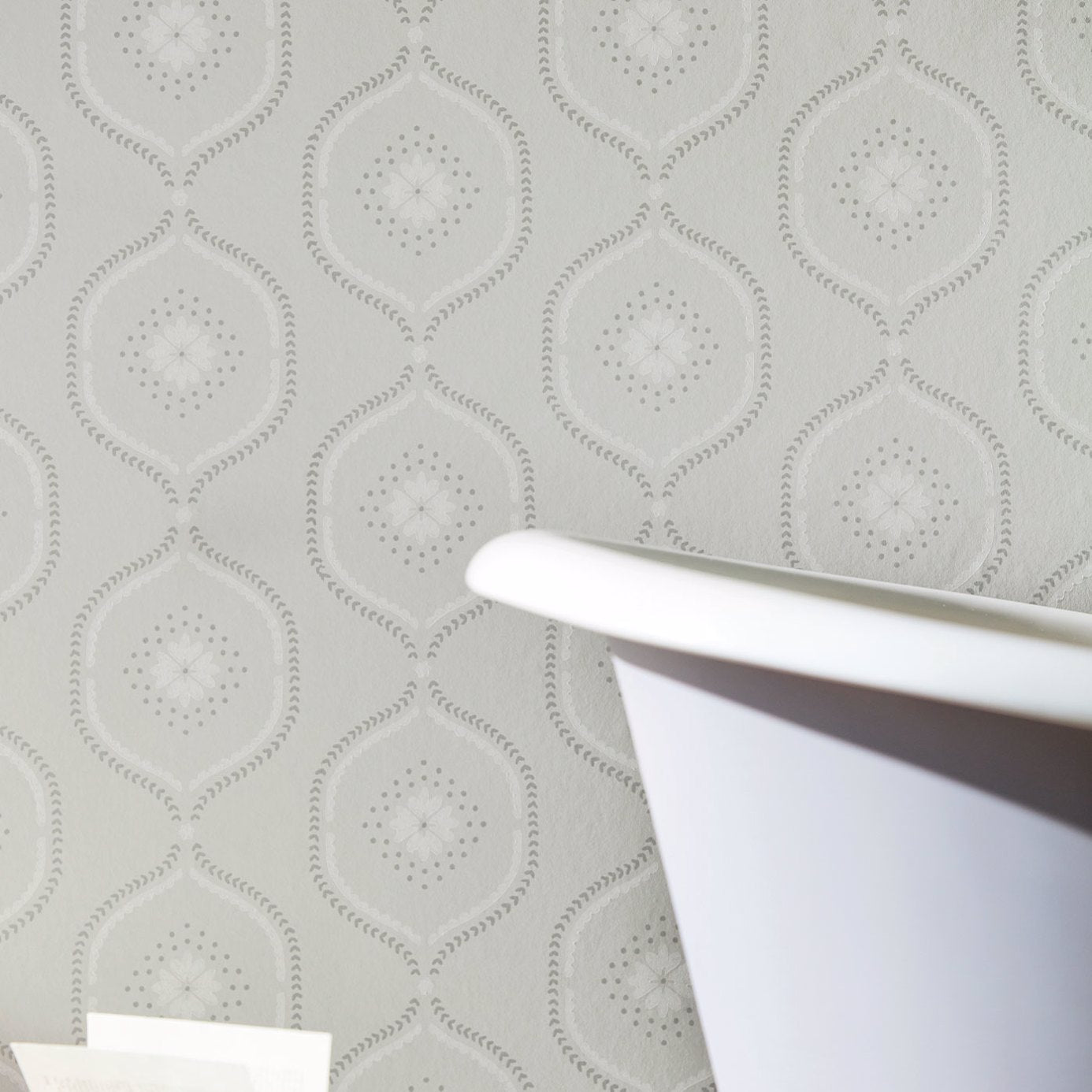 Milcombe Wallpaper - Silver - Sanderson - DLMW216879 - Premier Wallcovering