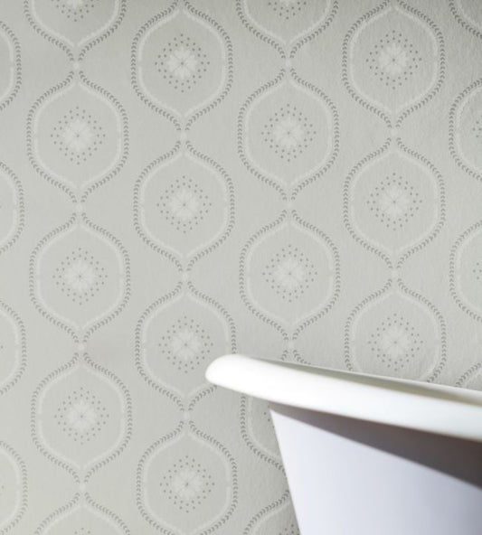 Milcombe Wallpaper - Silver - DLMW216879 - Sanderson - Premier Wallcovering