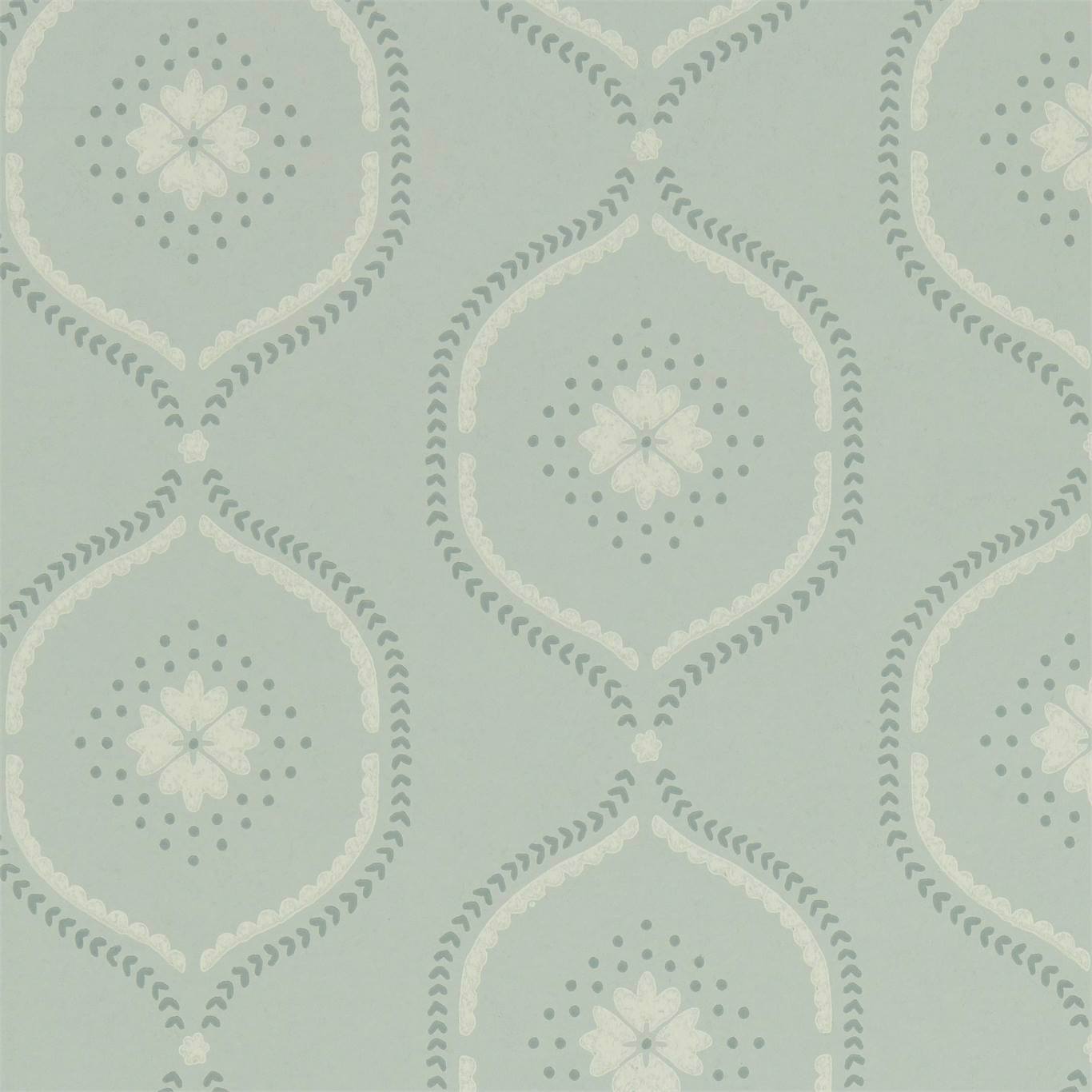 Milcombe Wallpaper - Mist Blue - Sanderson - DLMW216880 - Premier Wallcovering