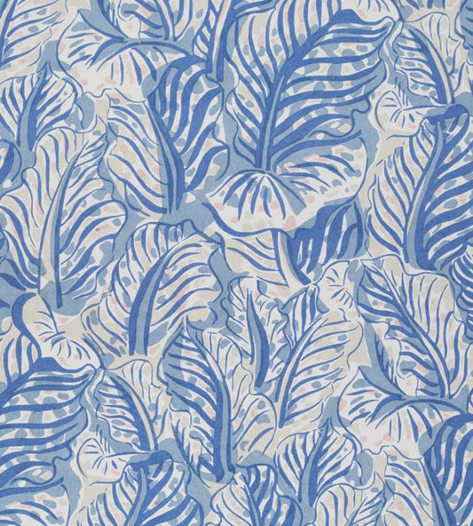Mille Feuilles Wallpaper - Cobalt - Christopher Farr Cloth - CFW116 - 01 - Premier Wallcovering