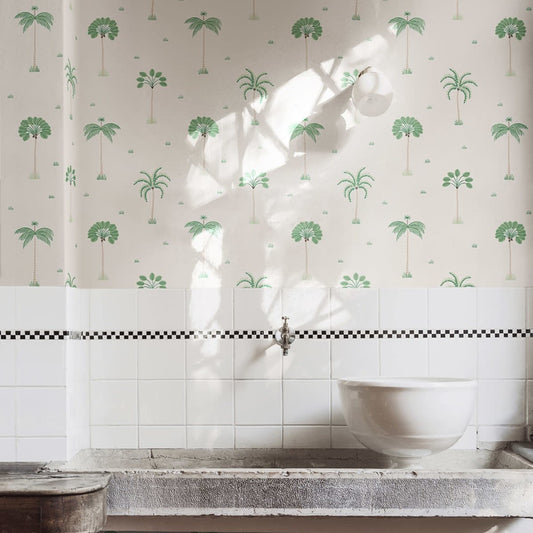 Milo Wallpaper - Spring Green - Sandberg - S10436 - Premier Wallcovering