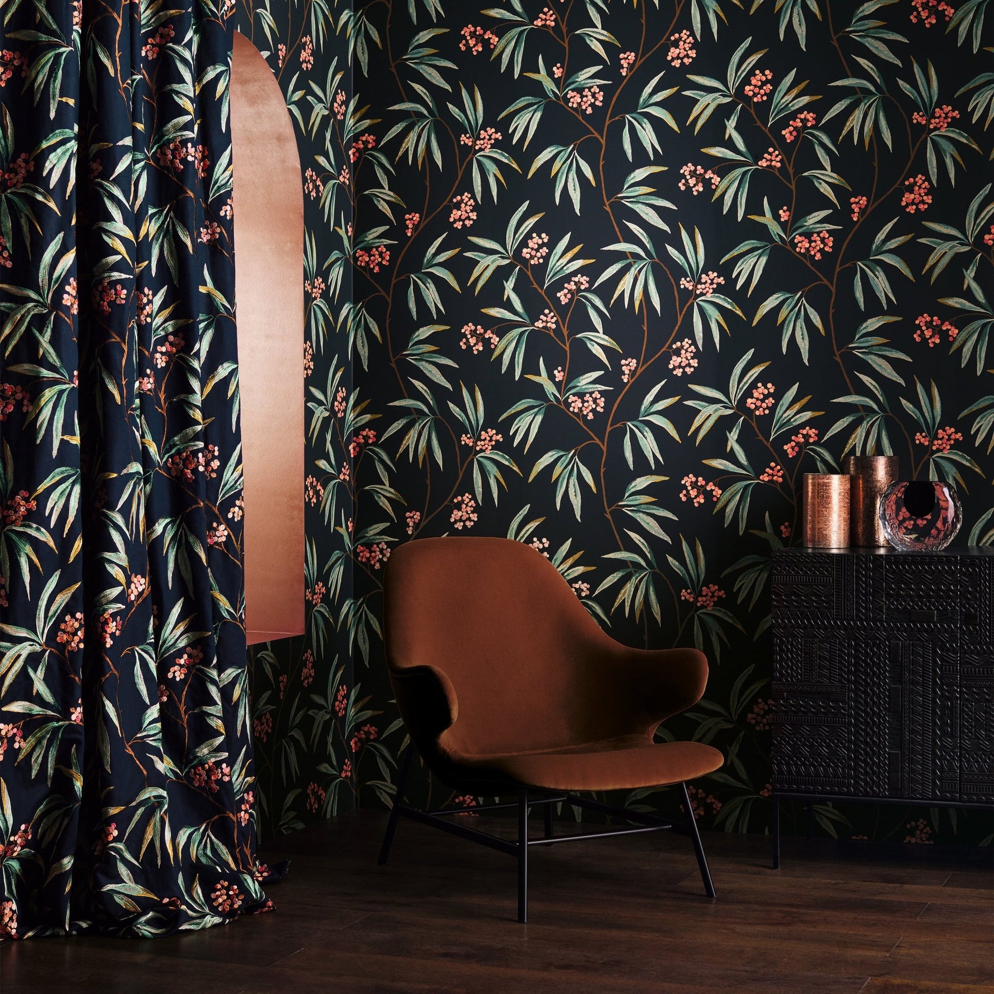Mima Wallpaper - Twilight - Romo - Ottavia - W470/04 - Premier Wallcovering