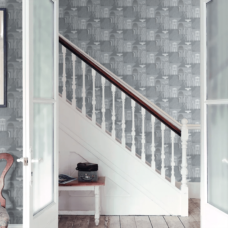 Mimi Wallpaper - Blue - Boråstapeter - 5518 - Premier Wallcovering