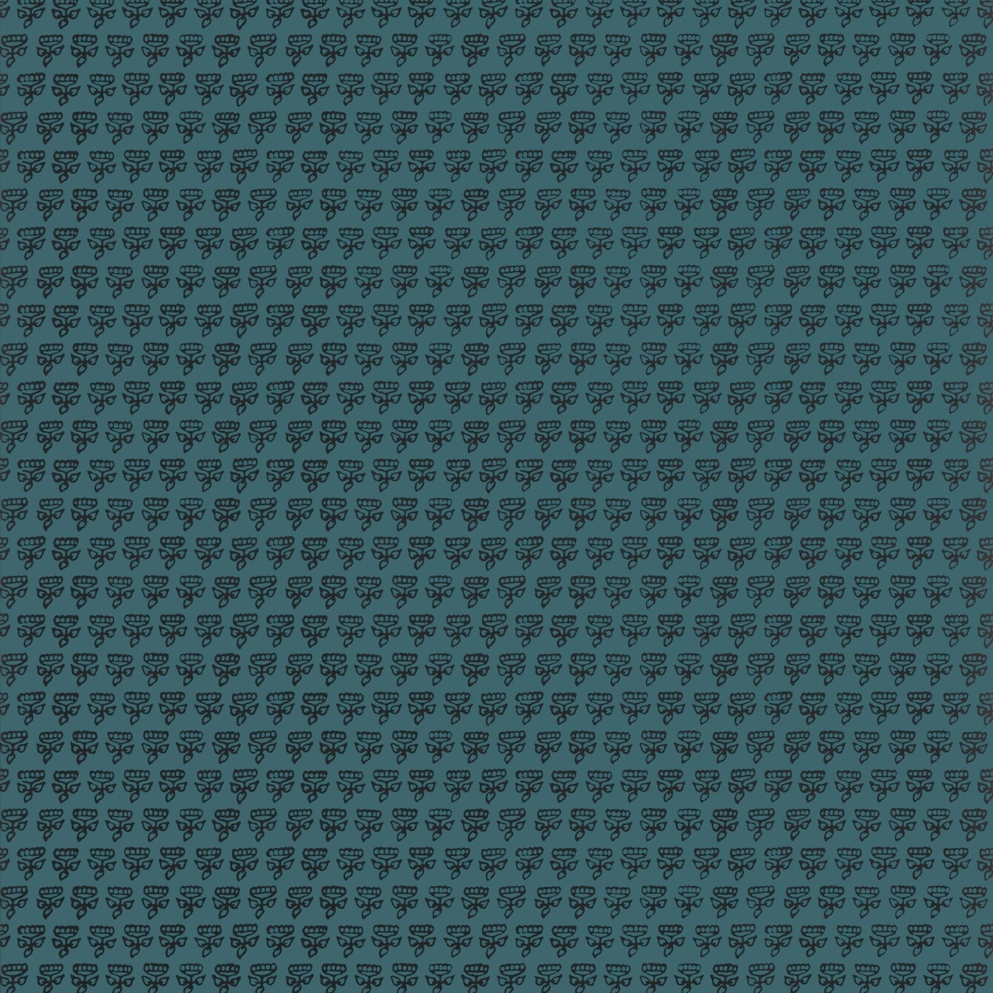 Mimi Wallpaper - Teal - Thibaut - T36443 - Premier Wallcovering