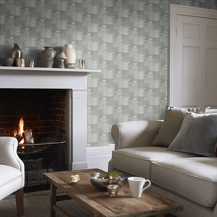 Mimi Wallpaper - Green - Boråstapeter - 5519 - Premier Wallcovering