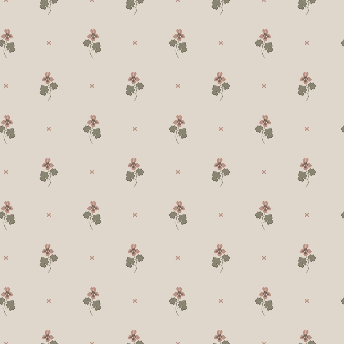 Mimi Wallpaper - Blush - Sandberg - S10268 - Premier Wallcovering