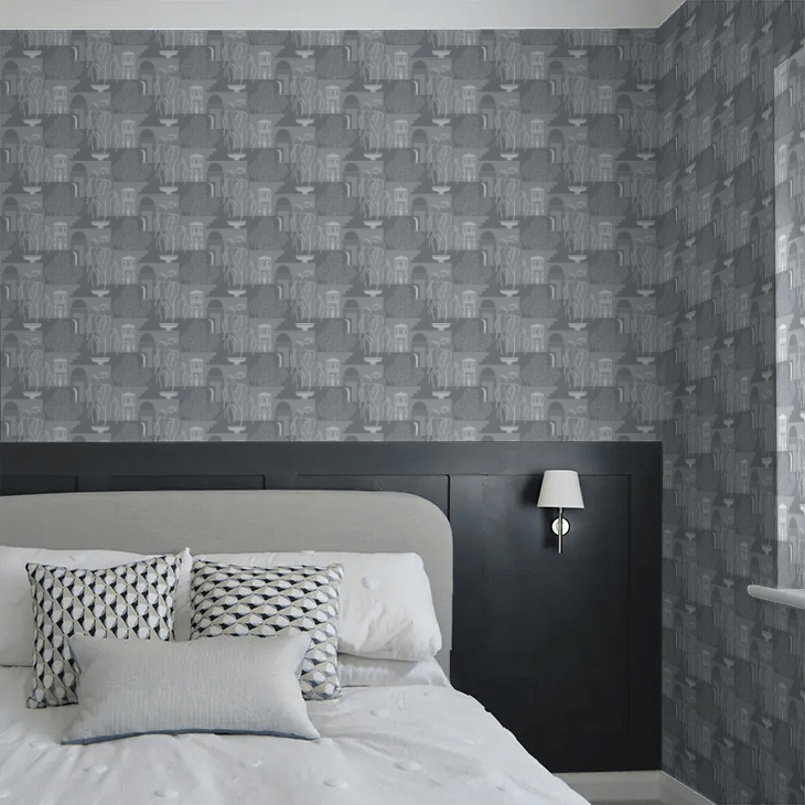 Mimi Wallpaper - Blue - Boråstapeter - 5518 - Premier Wallcovering