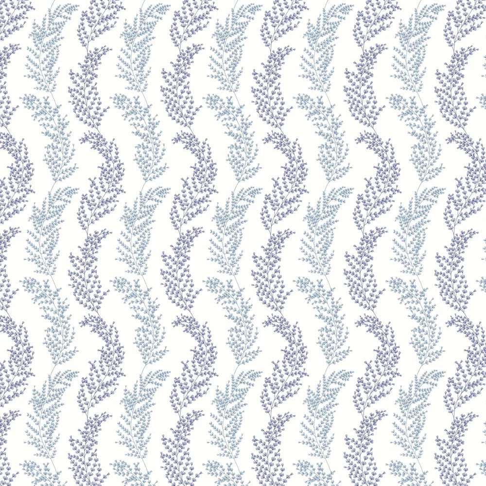 Mimosa Trail Wallpaper - Blue - Ohpopsi - JRD50110W - Premier Wallcovering