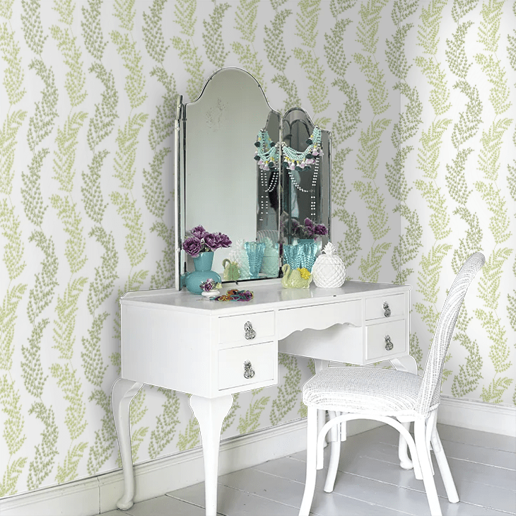 Mimosa Trail Wallpaper - Olive - Ohpopsi - JRD50111W - Premier Wallcovering