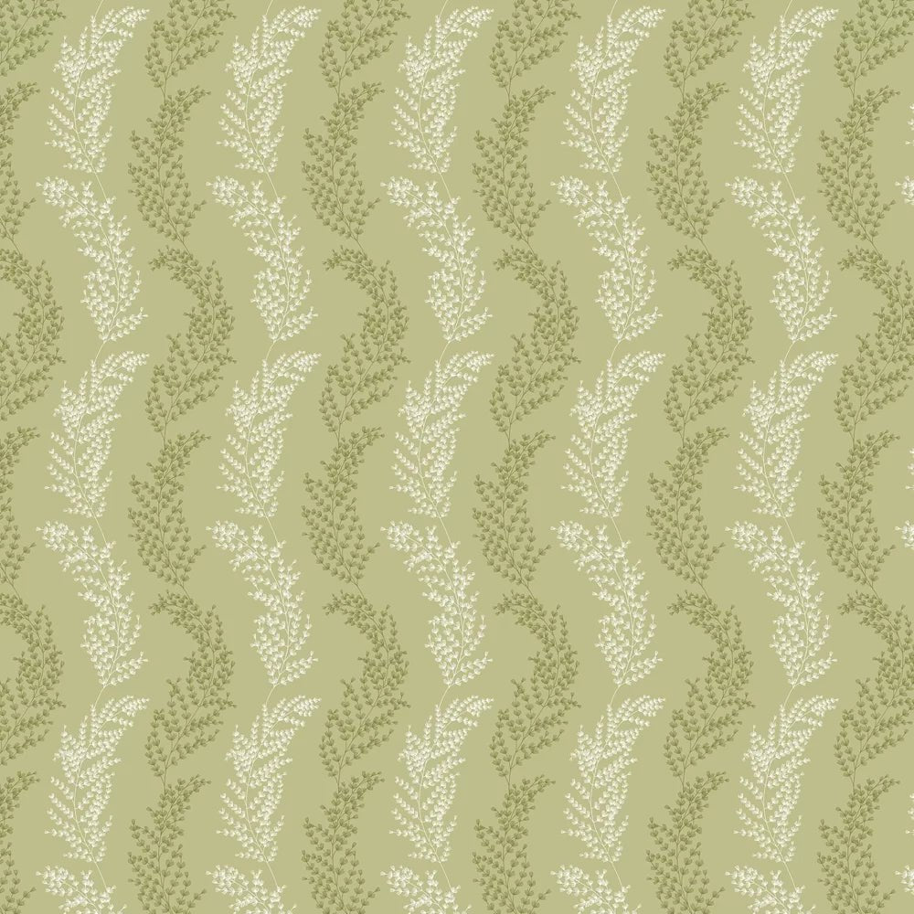 Mimosa Trail Wallpaper - Sage Olive - Ohpopsi - JRD50109W - Premier Wallcovering