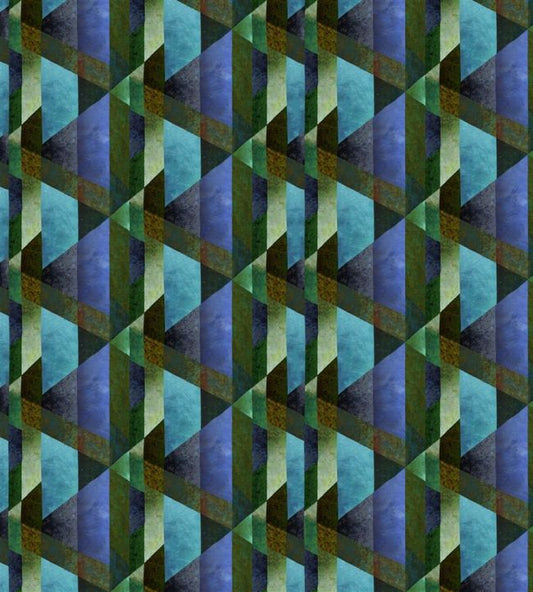 Minakari Geo Wallpaper - Cobalt - PDG1141/01 - Designers Guild - Premier Wallcovering