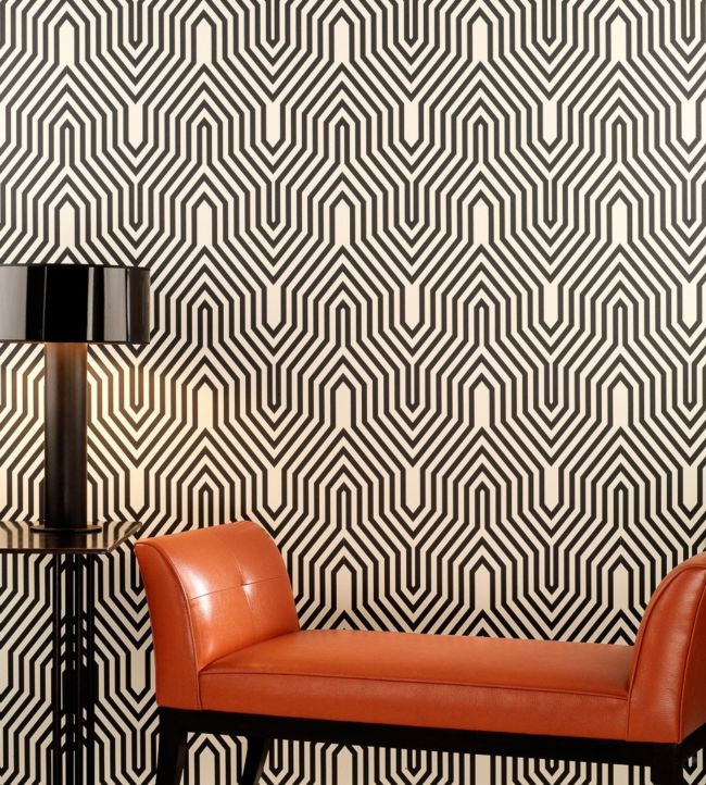 Minaret Wallpaper - Navy - Osborne & Little - W5551-04 - Premier Wallcovering