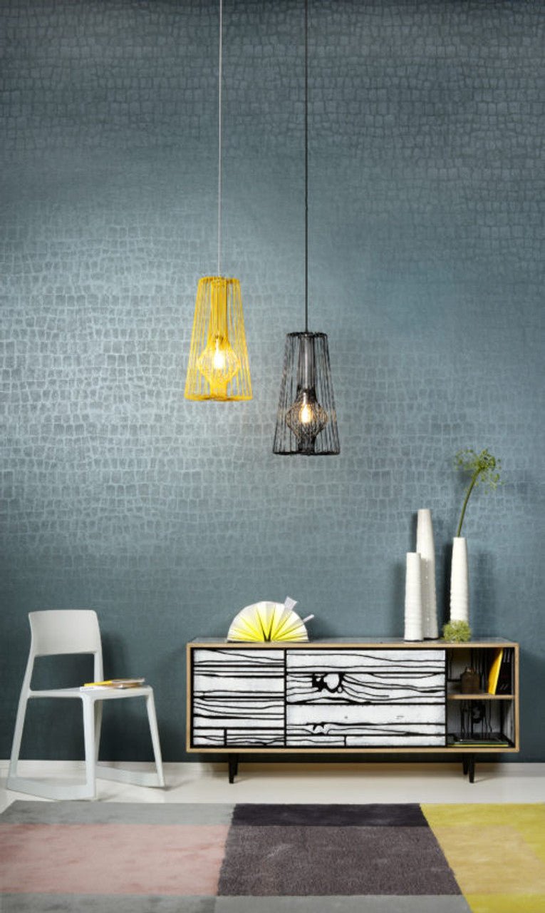 Minerals Glass Bead Textured Wallpaper - Blue - Omexco - MIN4200 - Premier Wallcovering