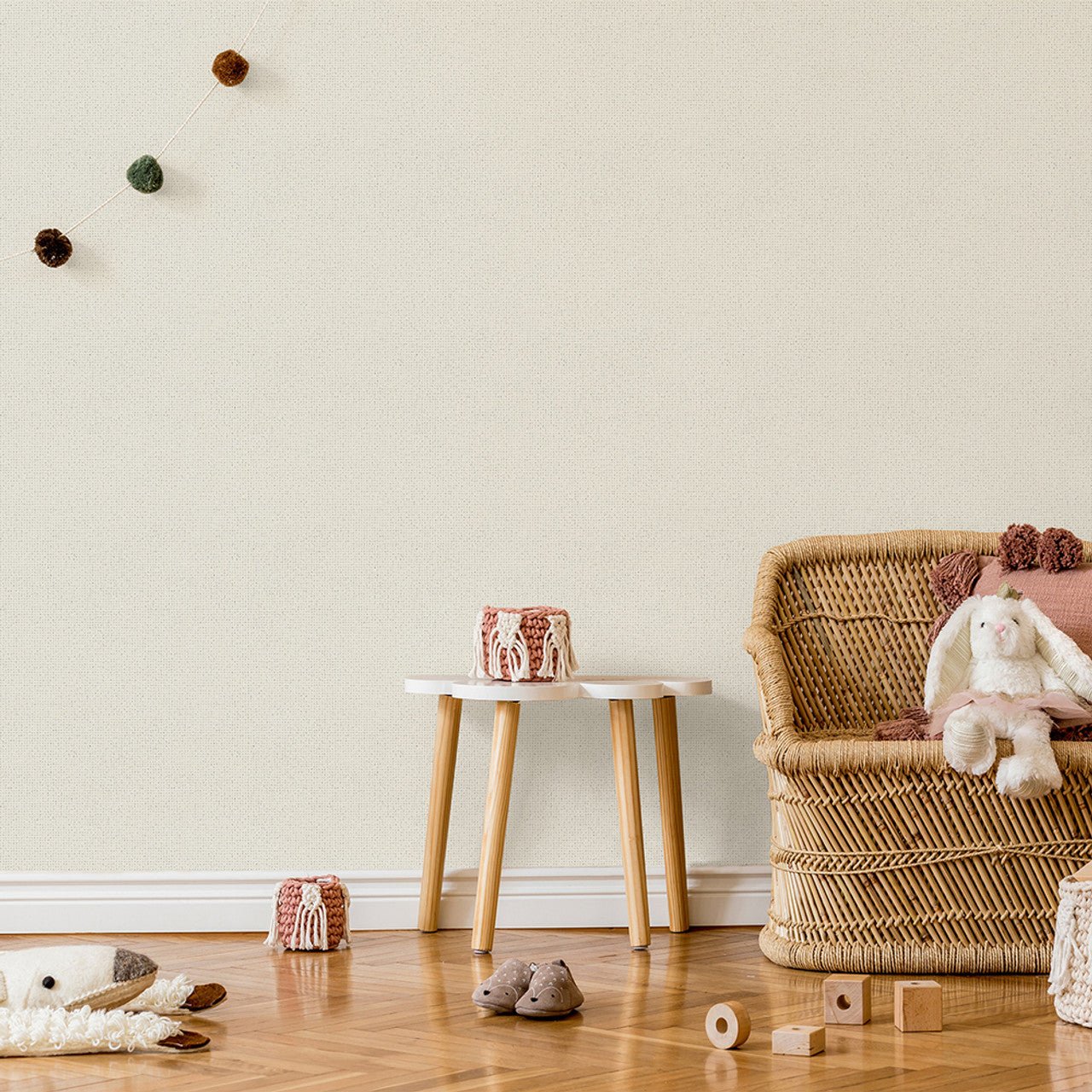 Mini Dots Great Kids Wallpaper - Grey - Hohenberger - 26812 - Premier Wallcovering