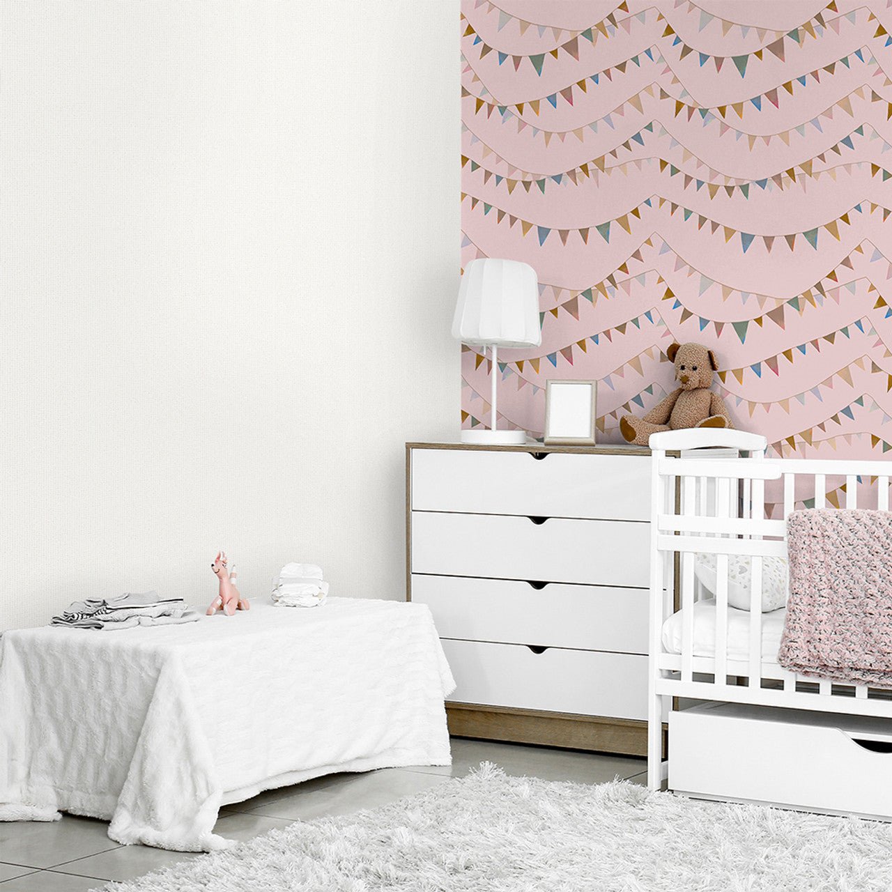 Mini Dots Great Kids Wallpaper - Grey - Hohenberger - 26812 - Premier Wallcovering