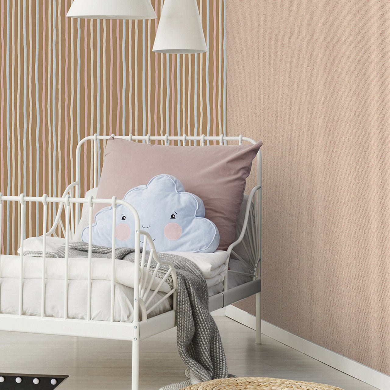 Mini Dots Great Kids Wallpaper - Beige - Hohenberger - 26805 - Premier Wallcovering