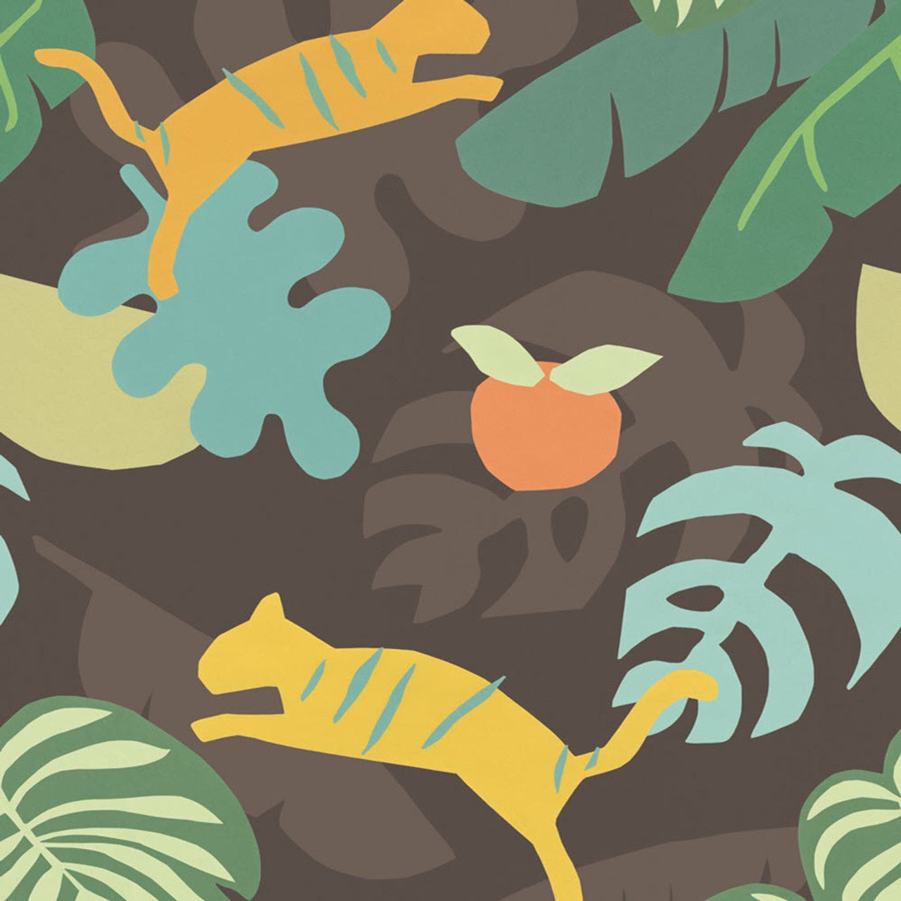 Mini Me Contemporary Mural Wallpaper - Brown - Eijffinger - 399122 - Premier Wallcovering