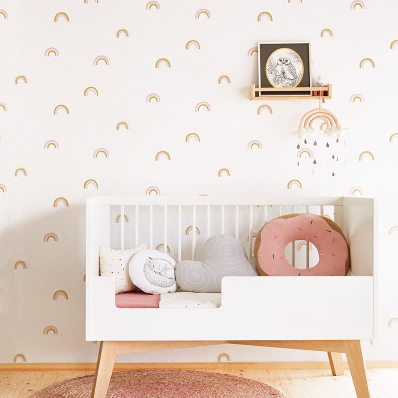 Mini Me Contemporary Wallpaper - Beige - Eijffinger - 399012 - Premier Wallcovering