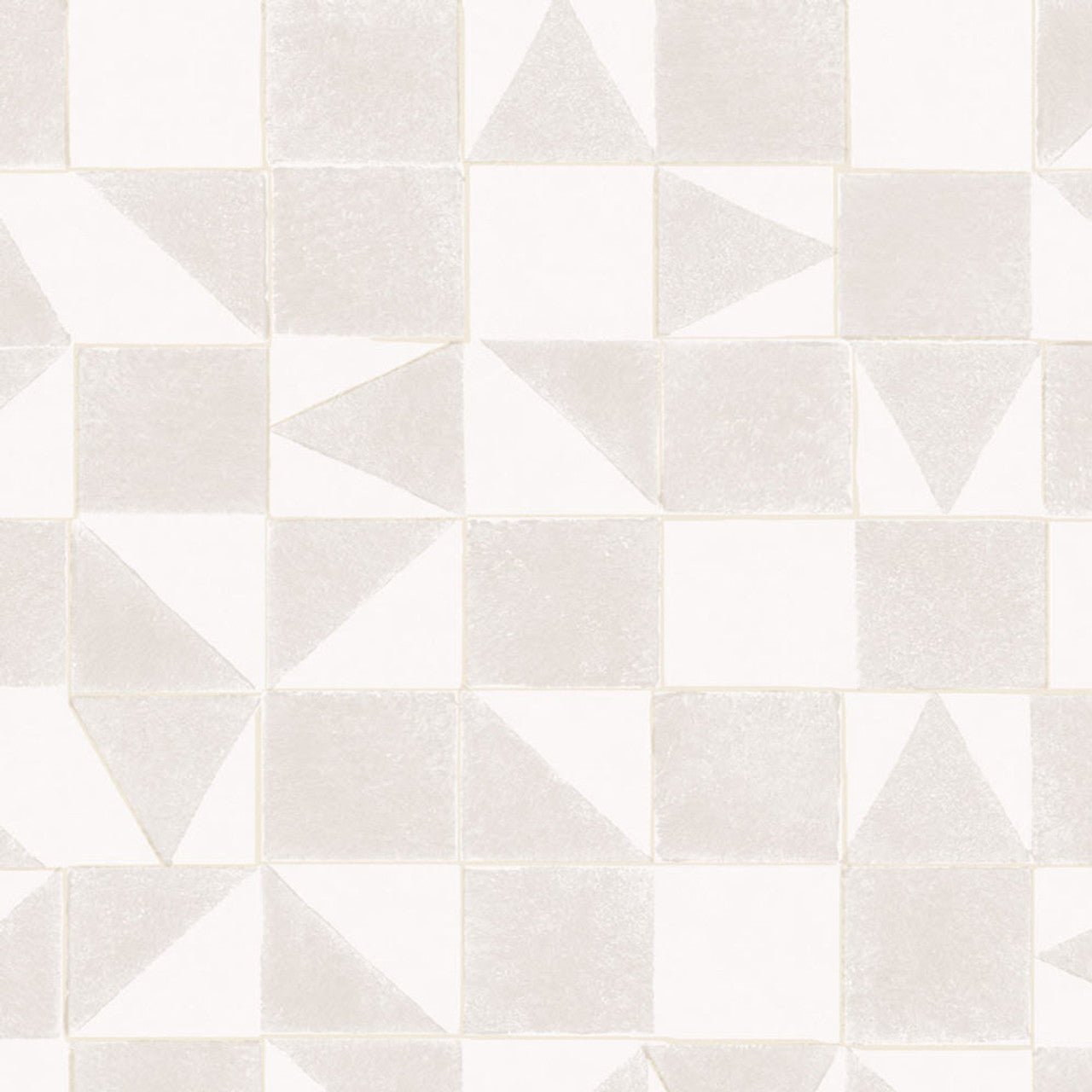 Mini Me Geometric Wallpaper - Beige - Eijffinger - 399090 - Premier Wallcovering