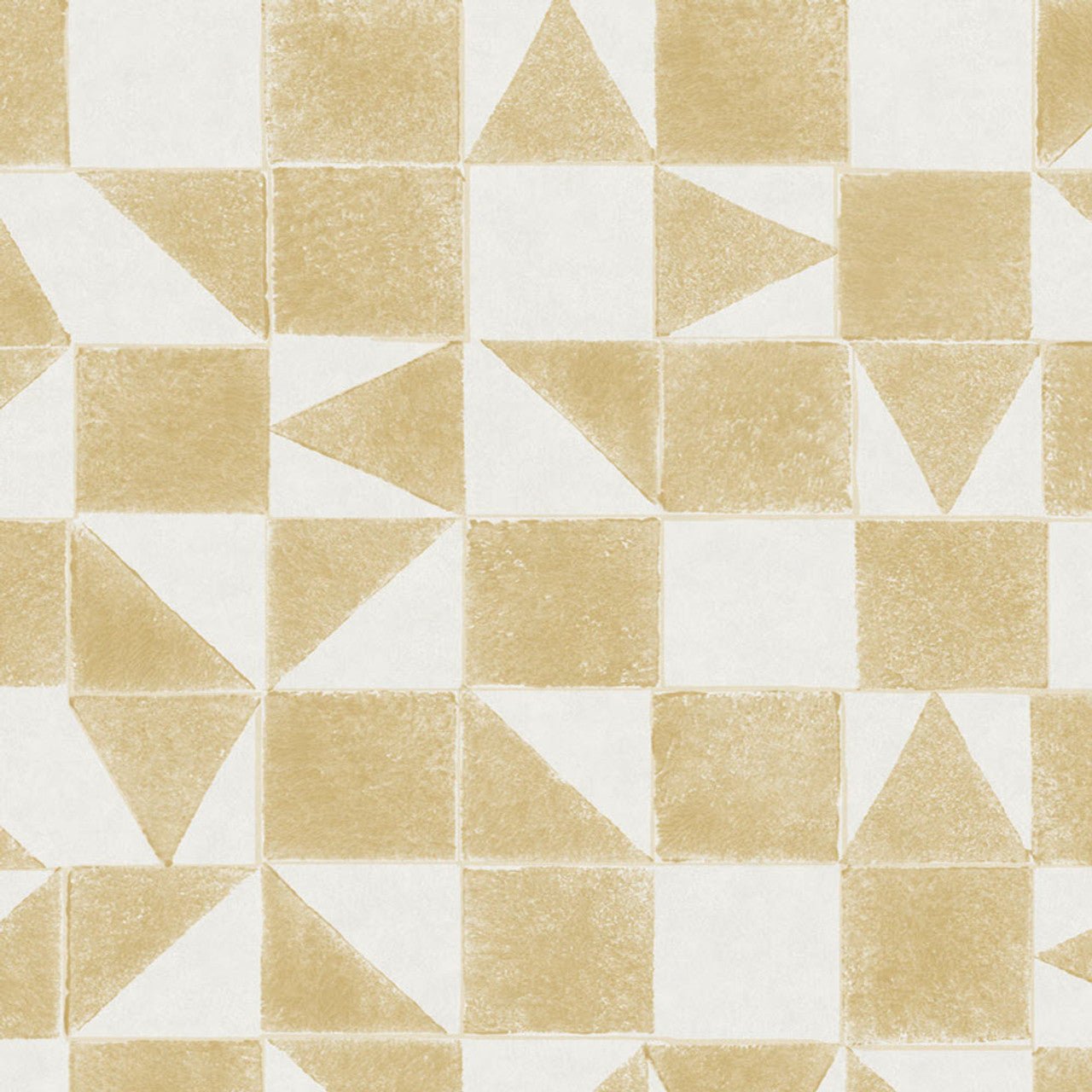 Mini Me Geometric Wallpaper - Yellow - Eijffinger - 399093 - Premier Wallcovering