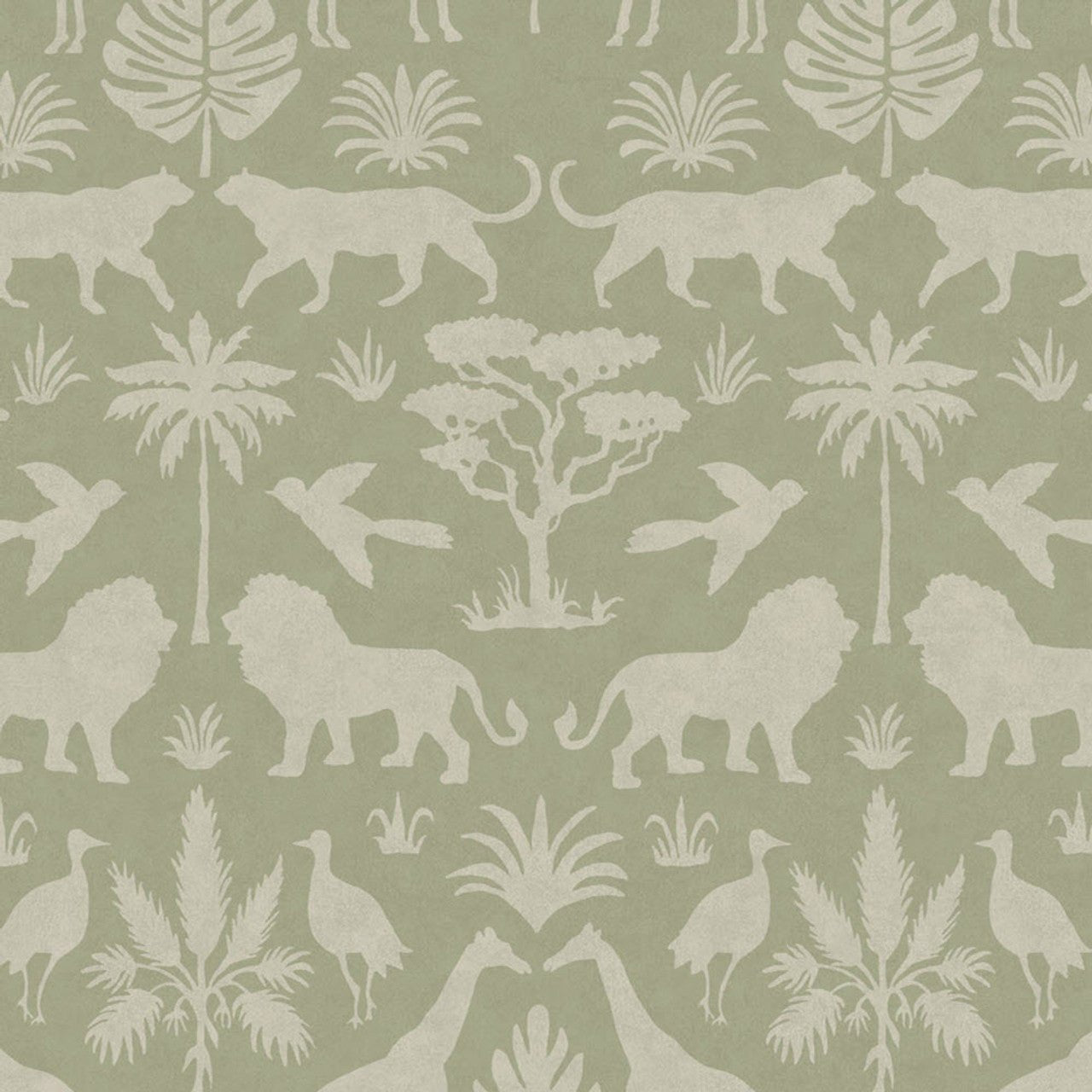 Mini Me Nature Wallpaper - Green - Eijffinger - 399081 - Premier Wallcovering