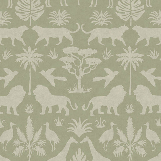 Mini Me Nature Wallpaper - Green - Eijffinger - 399081 - Premier Wallcovering