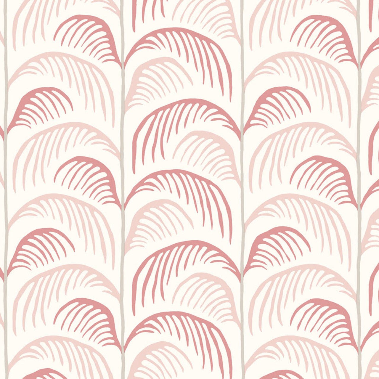 Mini Me Palm Wallpaper - Pink - Eijffinger - 399071 - Premier Wallcovering
