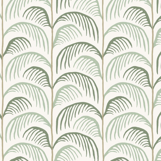 Mini Me Palm Wallpaper - Green - Eijffinger - 399070 - Premier Wallcovering