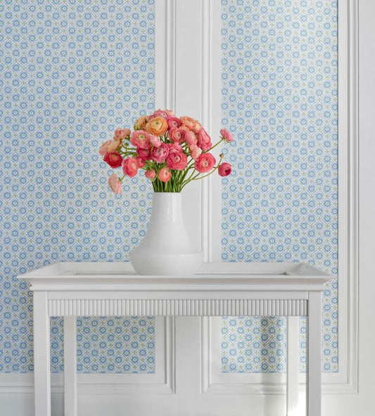 Mini Sun Wallpaper - Soft Gold - AT24566 - Anna French - Premier Wallcovering