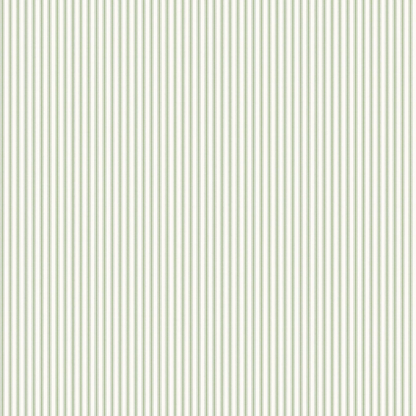 Miniatures 2 Double Stripe Wallpaper - Green / White - Galerie - G67928 - Premier Wallcovering