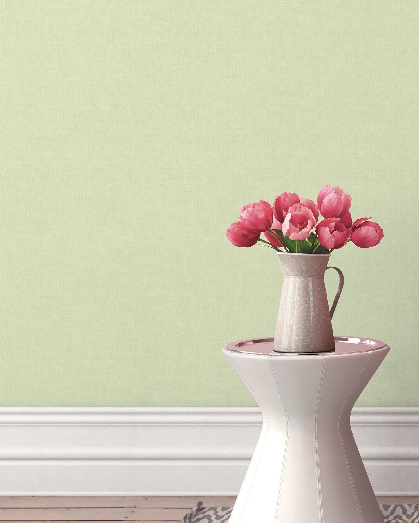 Miniatures 2 Plain Wallpaper - Green - Galerie - G67884 - Premier Wallcovering