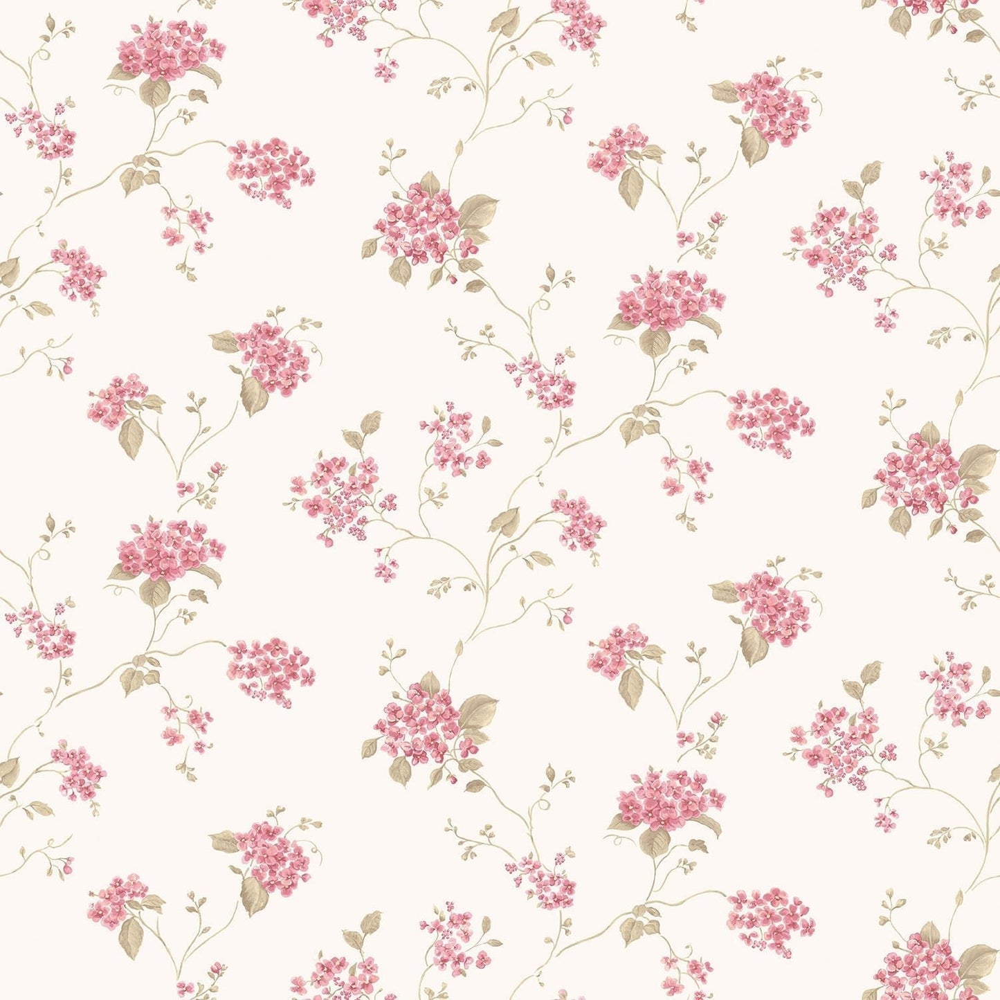 Miniatures 2 Spring Flowers Wallpaper - Red - Galerie - G67866 - Premier Wallcovering