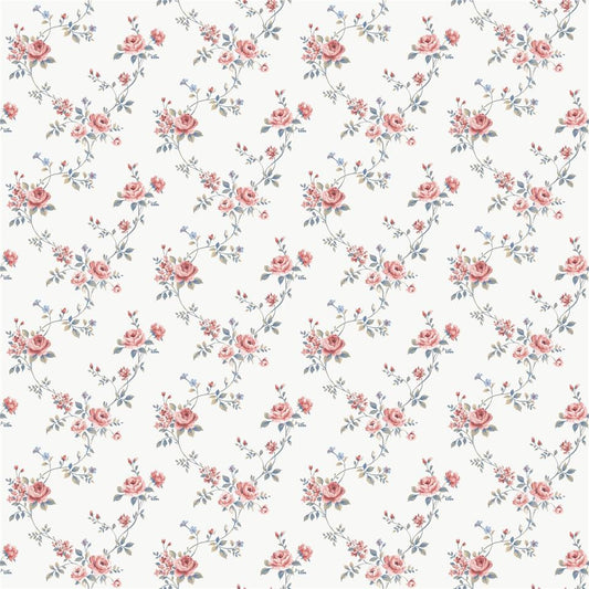Miniatures 3 Multi Floral Trail Wallpaper - Pink - Galerie - G68731 - Premier Wallcovering