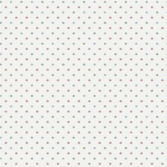 Miniatures 3 Multi Mini Motif Wallpaper - Blue - Galerie - G68733 - Premier Wallcovering
