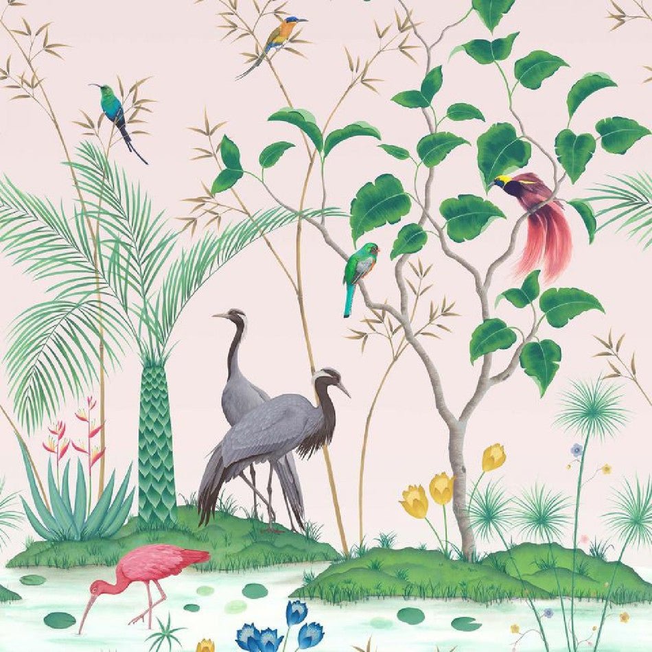 Mirage Wallpaper - Blush - Osborne & Little - W7610-03 - Premier Wallcovering