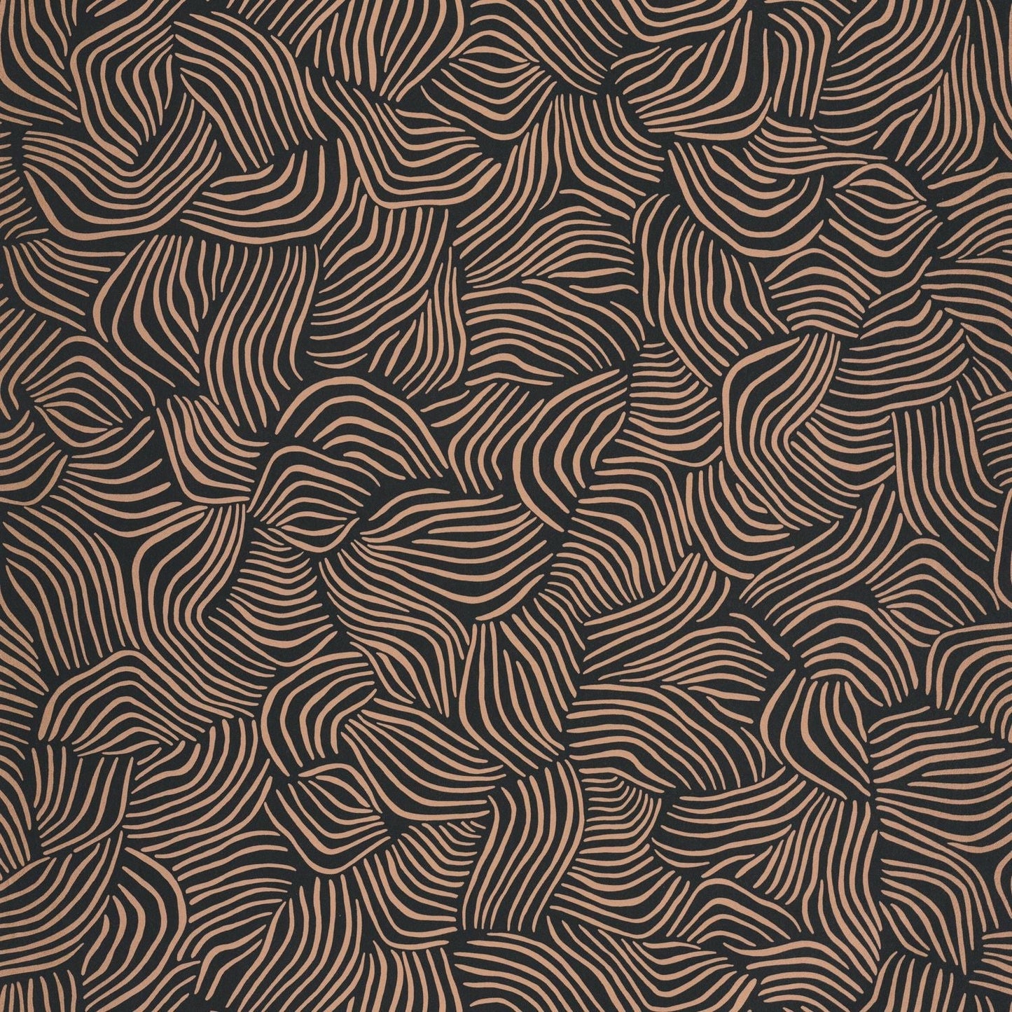 Mirage Wallpaper - Noir Cuivre - Caselio - 103729090 - Premier Wallcovering