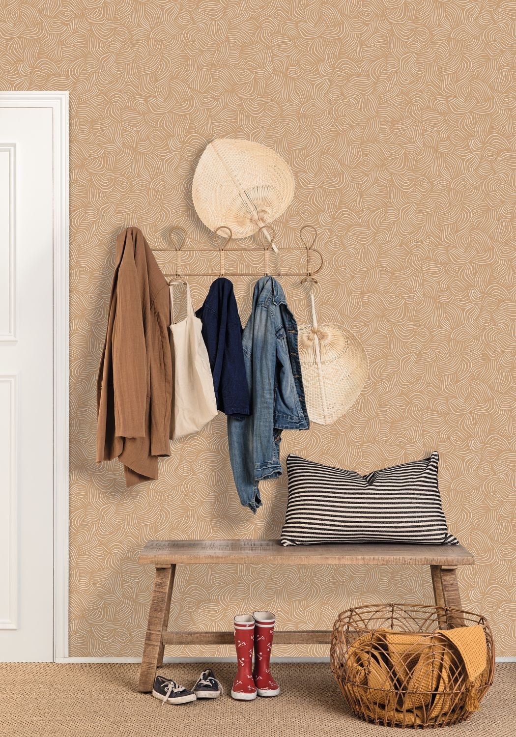 Mirage Wallpaper - Nude - Caselio - 103724061 - Premier Wallcovering