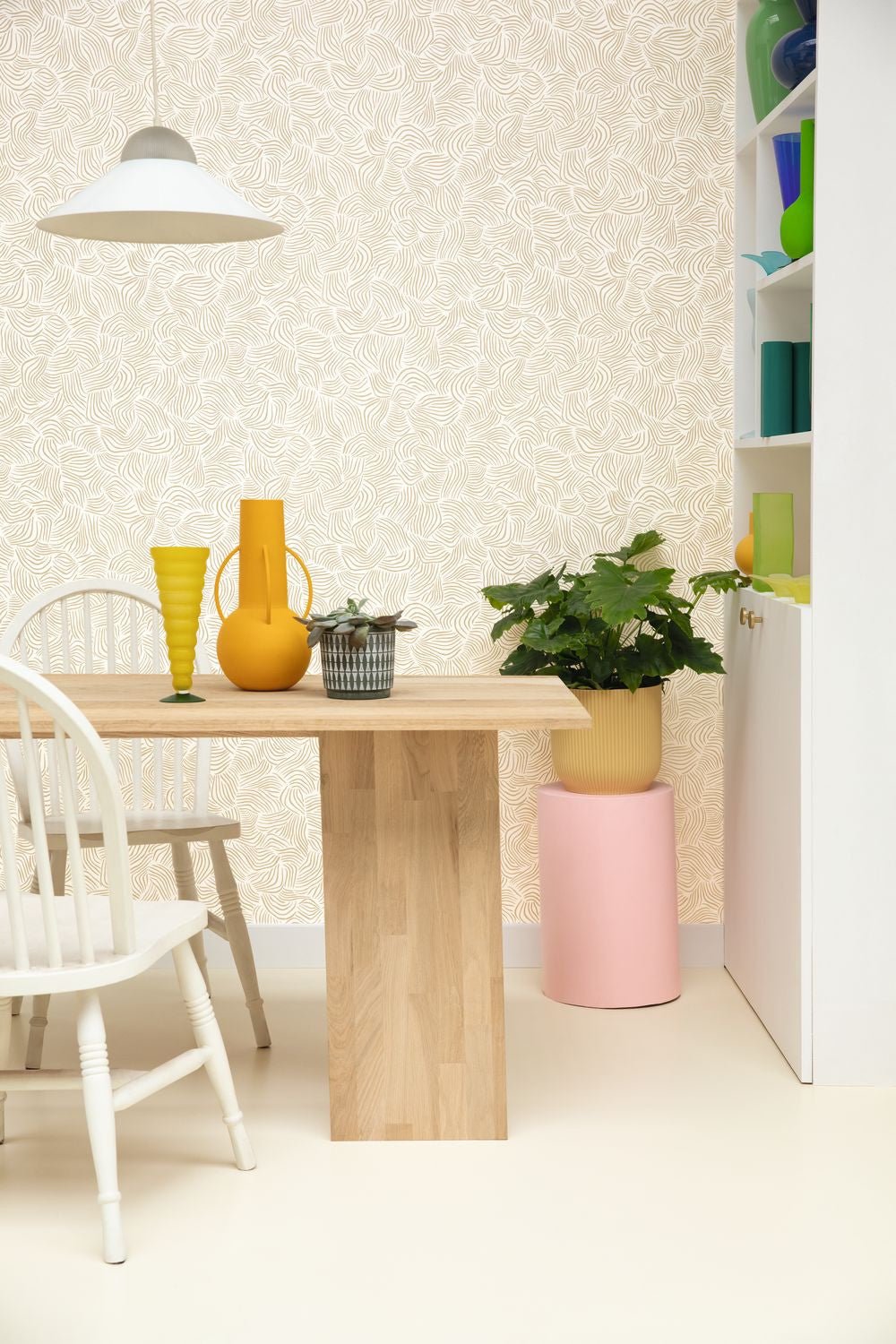 Mirage Wallpaper - Beige - Caselio - 103721000 - Premier Wallcovering