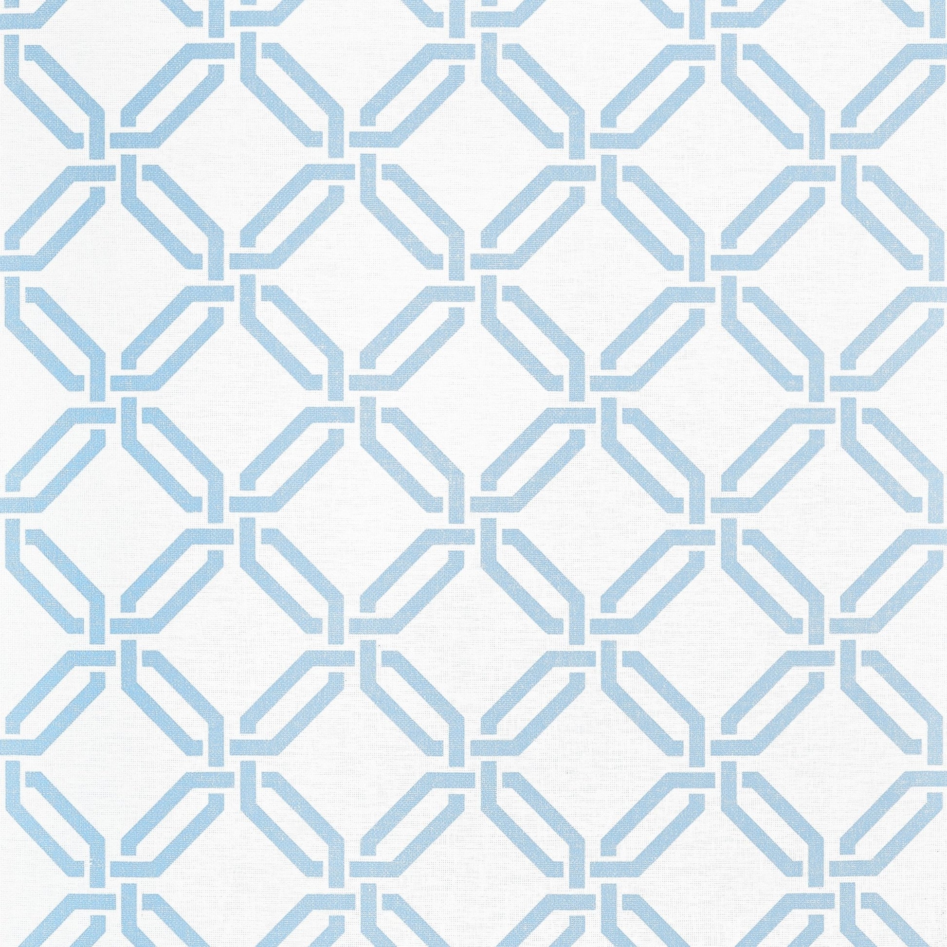 Miramar Way Wallpaper - Light Blue - Thibaut - T45053 - Premier Wallcovering