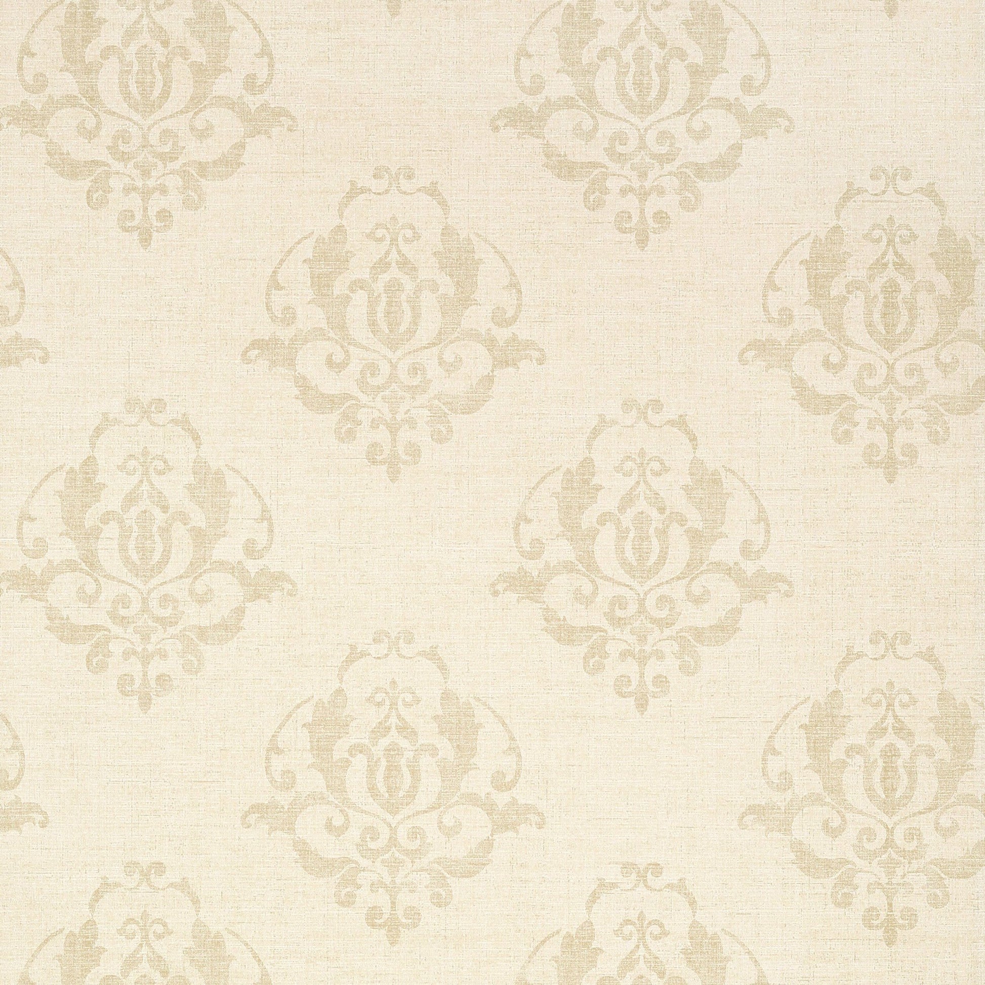 Miranda Wallpaper - Off White - Thibaut - T10035 - Premier Wallcovering