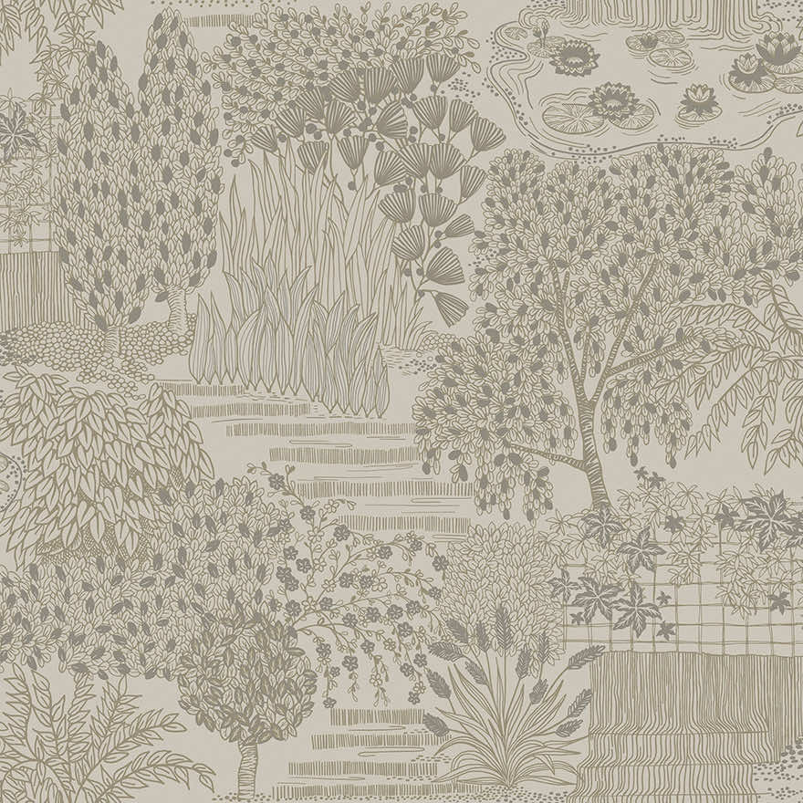 Mirissa Wallpaper - Dove - Holden Décor - 65963 - Premier Wallcovering