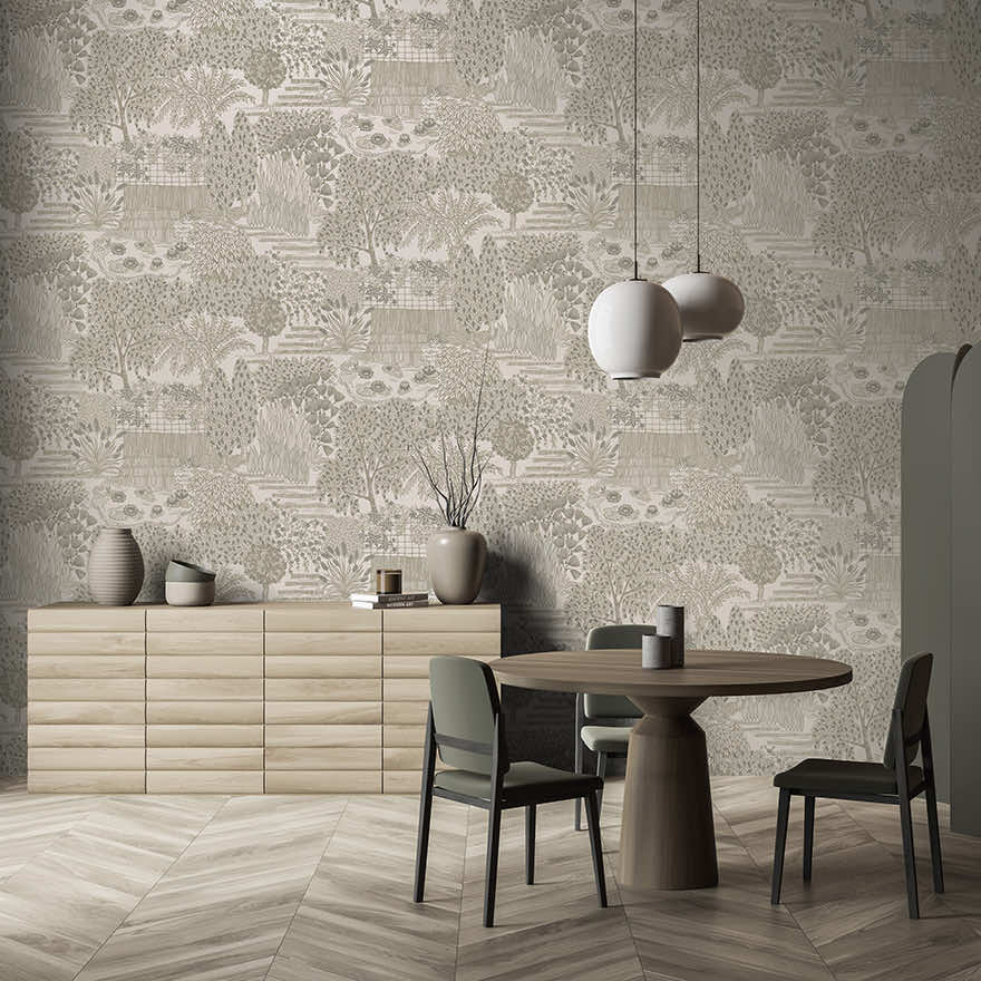 Mirissa Wallpaper - Dove - Holden Décor - 65963 - Premier Wallcovering