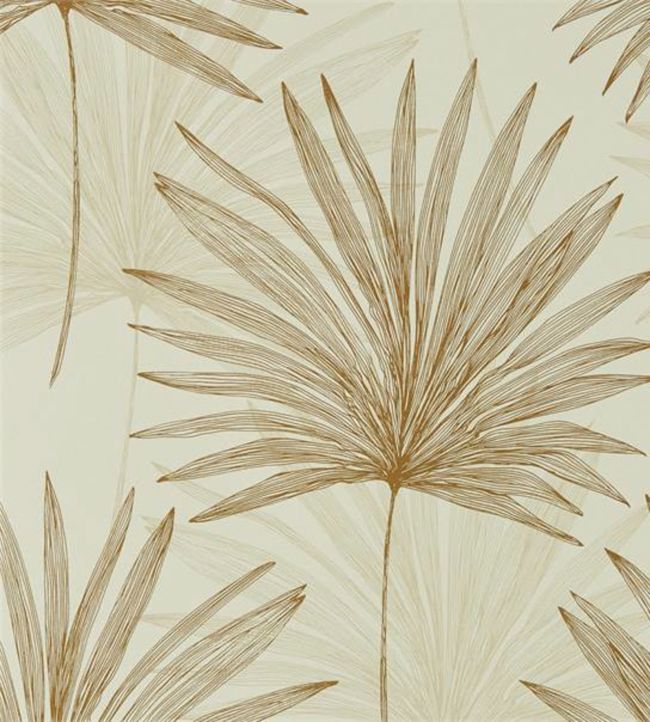 Mitende Wallpaper - Oyster/Gold - HMIW112228 - Harlequin - Premier Wallcovering