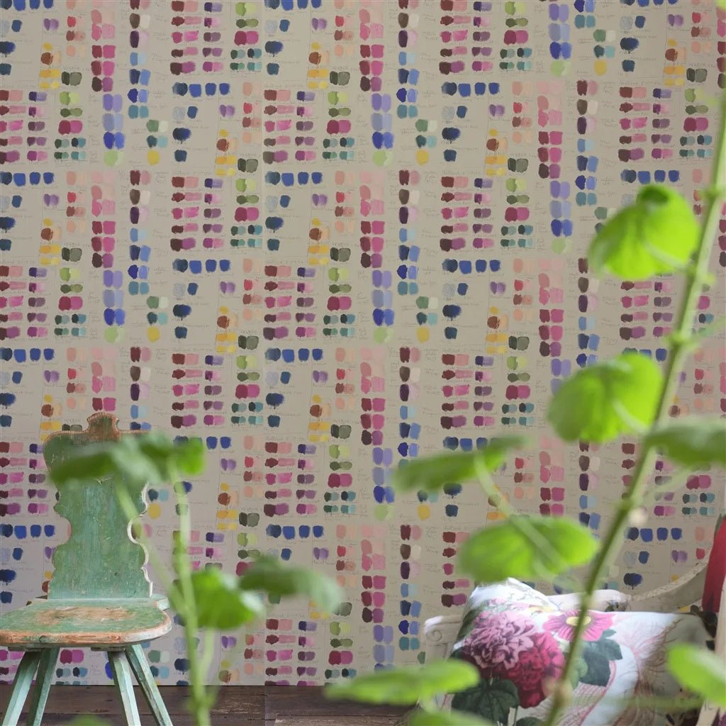 Mixed Tones Wallpaper - Canvas - John Derian - PJD6020/01 - Premier Wallcovering