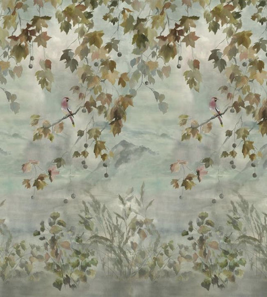 Miyako Scene 2 Wallpaper - Dove - PDG1112/01 - Designers Guild - Premier Wallcovering