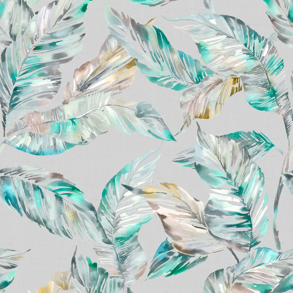 Mizuna Wallpaper - Emerald - Voyage Maison - MIZUNA/WPO/EME - Premier Wallcovering