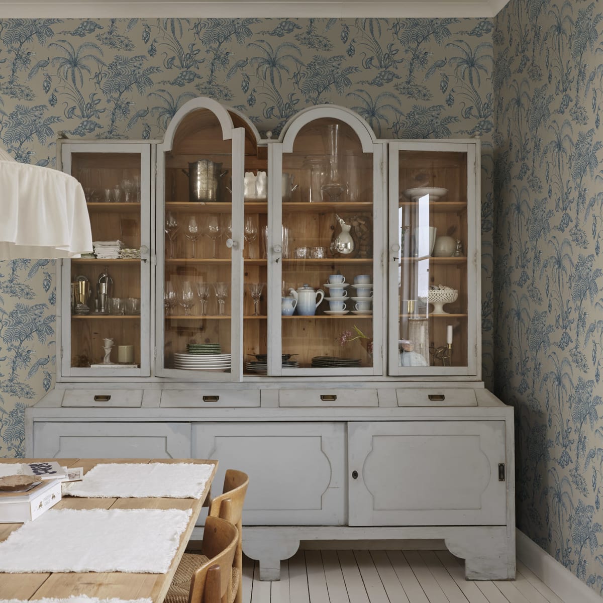 Moa Wallpaper - Indigo Blue - Sandberg - S10431 - Premier Wallcovering